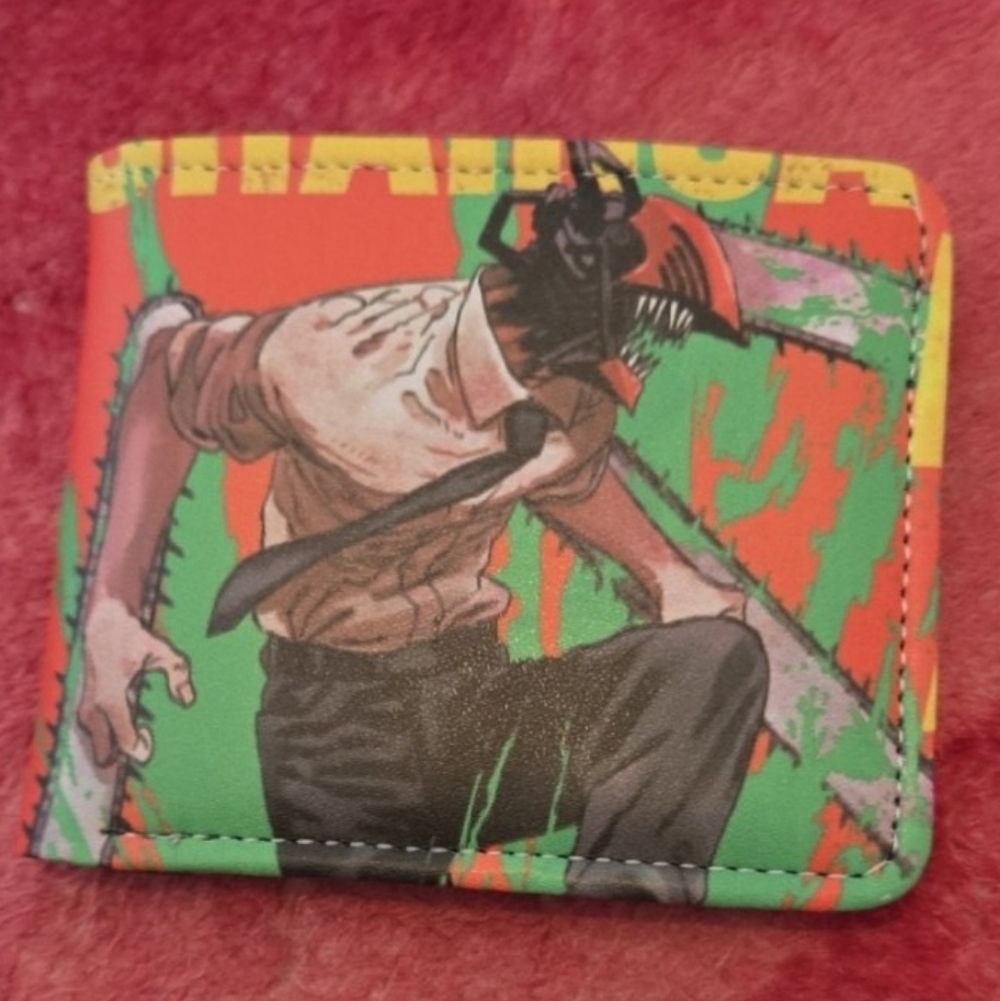 New Chainsaw Man Csm Anime Manga Leather Wallet